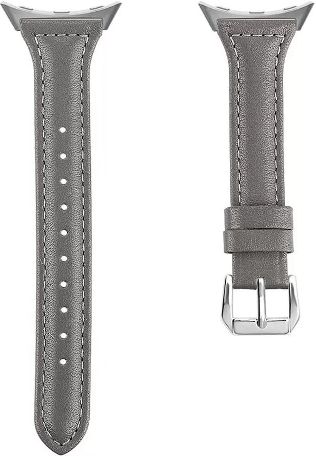 INF Echtes Lederarmband für Google Pixel Watch 3 45mm Grau