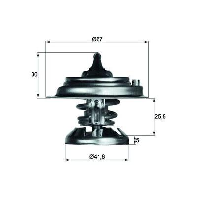 MAHLE Thermostat, Kühlmittel TX 29 75D für Mercedes