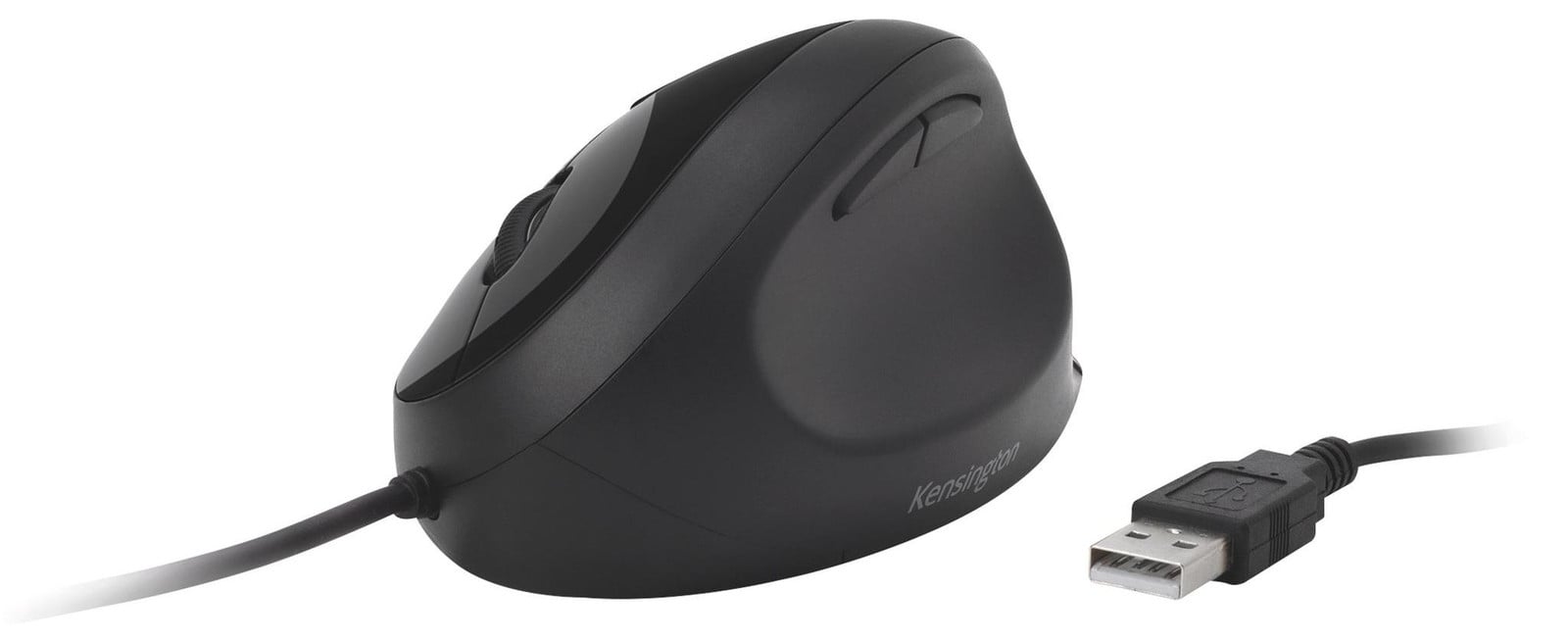 Kensington K75403EU Muis Pro Fit Ergo, bedraad, zwart