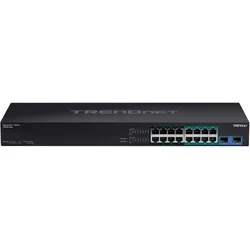 Trendnet 10-Port Gigabit 4PPoE Switch (10 Ports), Netzwerk Switch, Schwarz