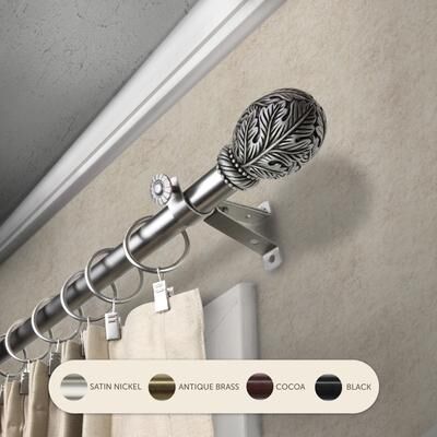 InStyleDesign Laurel Adjustable Curtain Rod