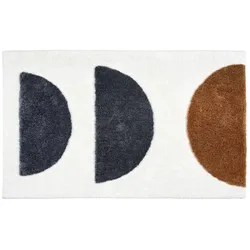 Schöner Wohnen Kollektion Badteppich Barbados D.234 C.050 Semi-Circles 67x110 cm