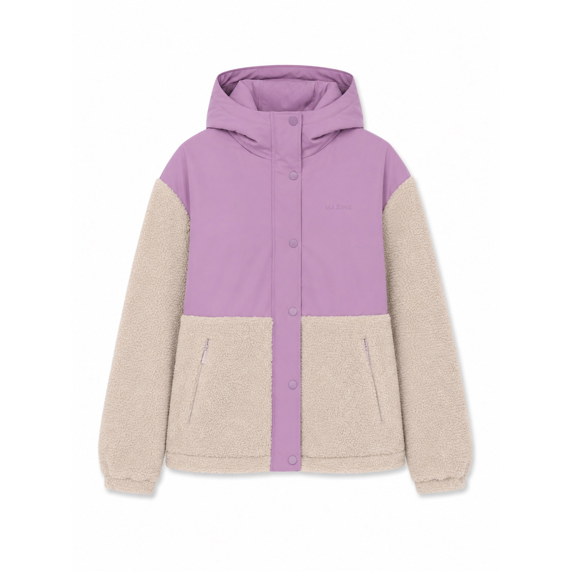 Mazine Fabric Blocking Damen Isolationsjacke lila Größe L Lifestyle Isolierend