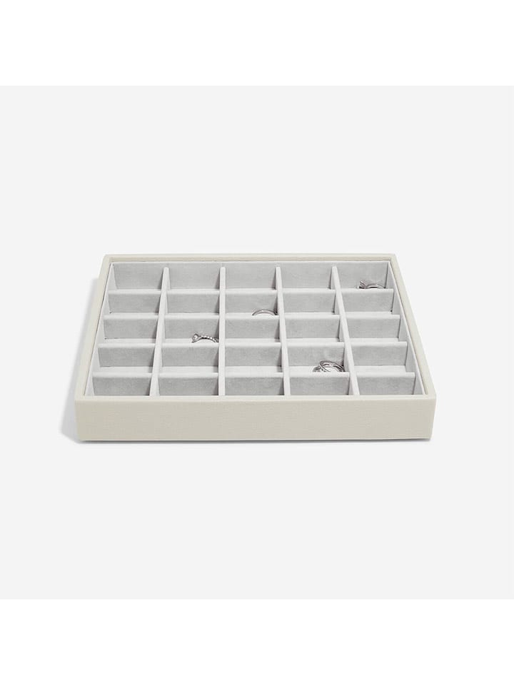 Stackers Schmuckkiste in Creme - (B)25 x (H)18 x (T)3,7 cm - onesize