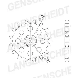 Supersprox Ritzel 530 16Z