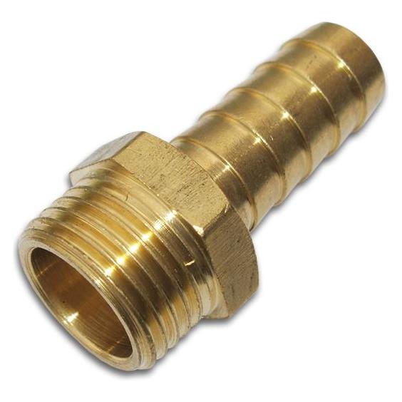 Karasto 1/3-Schlauchverschraubung GEKA plus Messing Schlauchgrösse 19 mm Aussengewinde 3/4 " (Schlauchverschraubung, 19 mm) (17.0763)