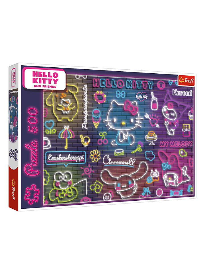 Trefl 500tlg. Puzzle "Neon Hello Kitty" - ab 10 Jahren - onesize