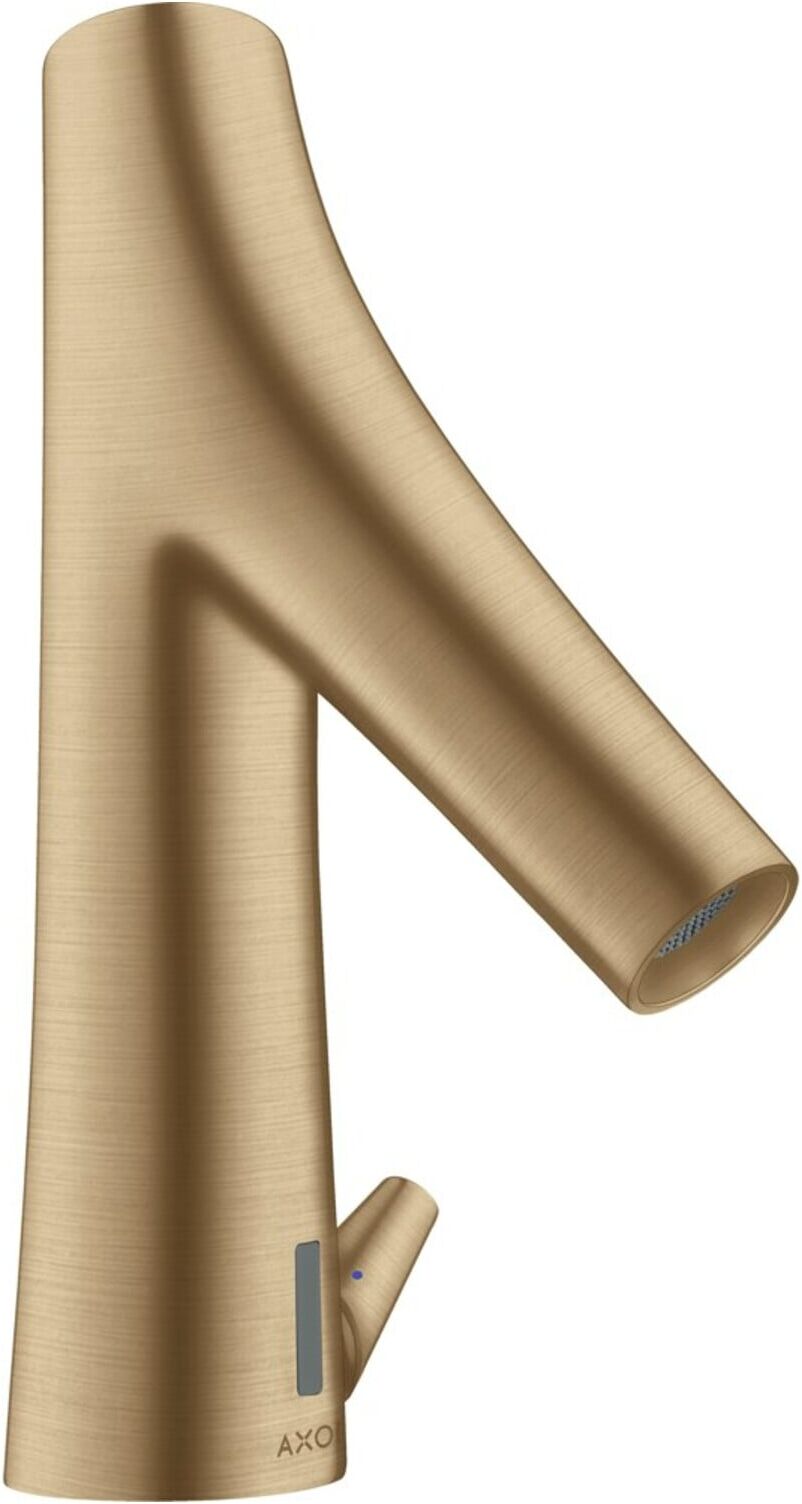 Hansgrohe Elektronischer Waschtischmischer Axor Starck Organic m Temp.-Reg., Batteriebetr., brush. bron (12171140)
