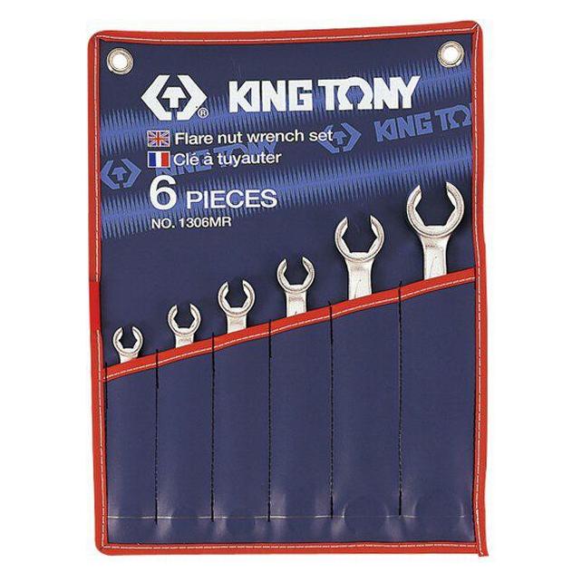 King tony Estuche de Llaves para racores 5/8"-7/8" - 6 Pzas (5/8") (24240400)