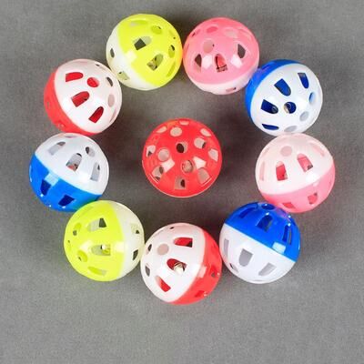 Happy Pet Pantry Interactive Bell Cat Toy Ball For Indoor Cats Fun Play Exercise Toy random Color 1pc