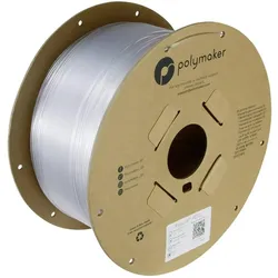 Polymaker PB01044 Filament PETG hitzebeständig, hohe Zugfestigkeit 1.75mm 3000g Klar PolyLite™ 1St. (PETG, 3000 g, 1.75 mm), Filament, Transparent