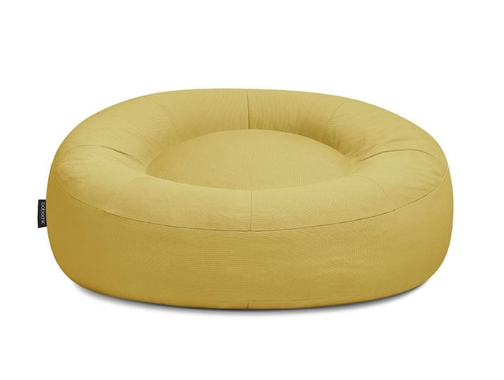 Gartenhocker BOBOCHIC ELOANE Stoff Gelb