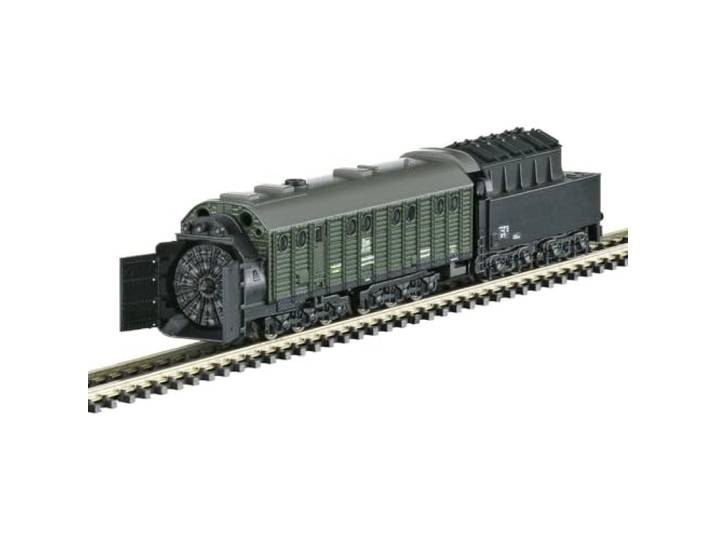 Märklin 87360 - Dampfschneeschleuder mit Kohletender mit angetriebenem Schleuderrad, Spur Z, miniclub.
