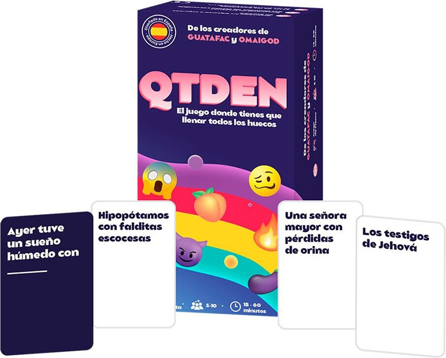 Asmodee QTDEN Kaartspel voor Familie vanaf 16 jaar