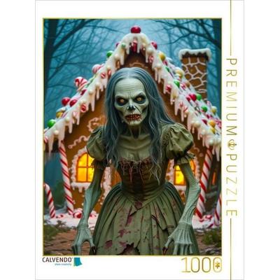 CALVENDO Puzzle Die Hexe aus Hänsel und Gretel | 1000 Teile Lege-Größe 64x48cm Foto-Puzzle für glückliche Stunden
