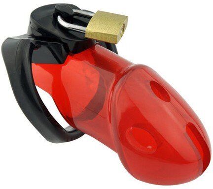CockLock Cage de chasteté Rickers 9 x 3cm Rouge