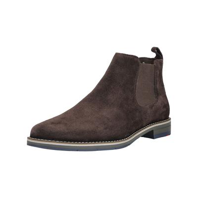 Stiefelette LLOYD "LLOYD Stiefelette Veloursleder/Textil", Herren, Gr. 42, braun (dunkelbraun), Textil, Veloursleder, Schuhe Stiefelette