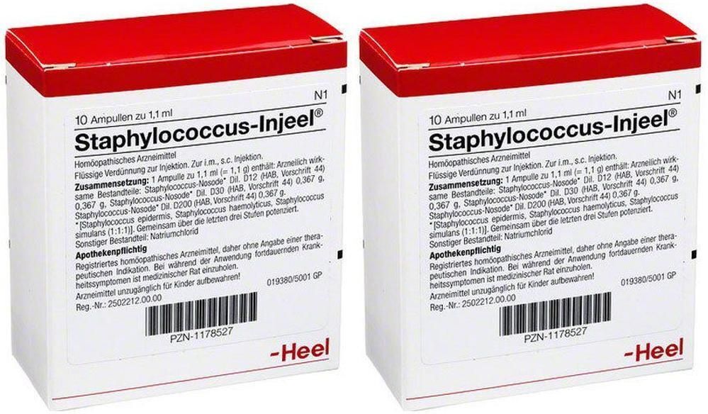 Heel Staphylococcus Injeel Ampullen 2x 2x10 St