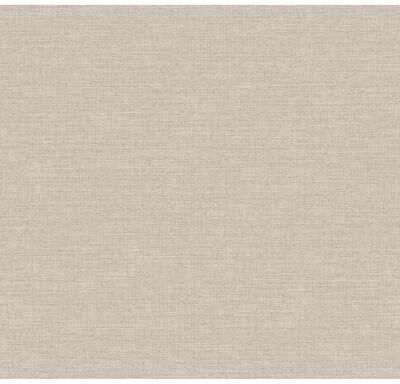 York Wallcoverings Terrene Light Brown Faux Linen Wallpaper - 324 x 27