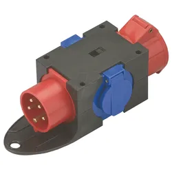 CEE-VERT 12 - CEE-Verteiler, 1 Dose/2 Steckdosen