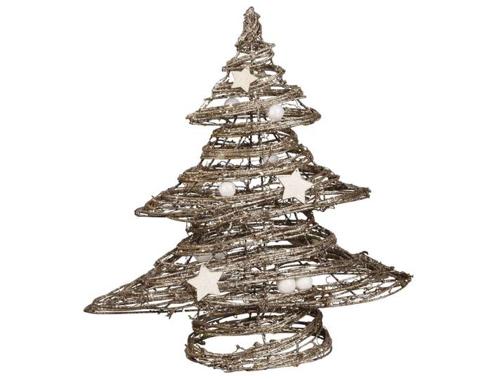 Leuchtweihnachtsbaum aus Korb H40