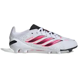 adidas Predator Elite FG Kinder Chaos vs Control - weiß/rot/schwa