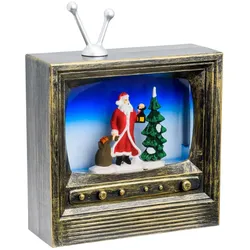 Lotti, LED Weihnachtsdeko, Brauner Tv Helles Dekor mit Wasser