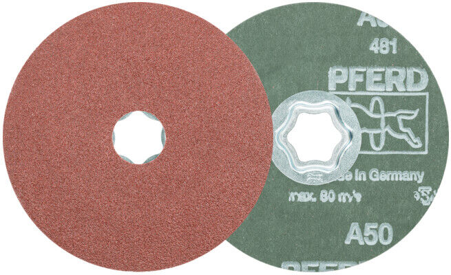 PFERD COMBICLICK Disque fibre corindon D 115 mm A50 pour applications universelles (64190005)