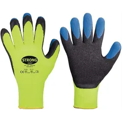 STRONGHAND Handschuhe Forster neon-gelb / blau EN 388 EN 511 PSA II Gr. 9 - 0242-09H