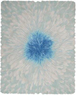 Nourison Prismatic Indoor only Floral Wool Area Rug