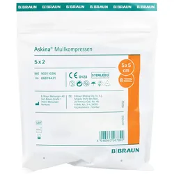 Askina Mullkompressen 5x5 cm Steril 10 ST