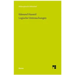 Logische Untersuchungen, Fachbücher von Edmund Husserl