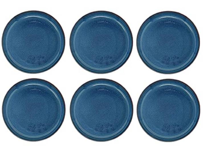 Villeroy & Boch Like. by Crafted Denim 6er Set Teller Suppenteller blau 21.8cm P