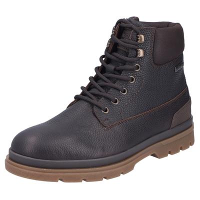 Winterstiefelette RIEKER, Herren, Gr. 46, Schurwolle, kastanie, Leder, Basic, Schuhe Winterstiefelette, Winterboots, Schnürboots, Profilsohle, mit riekerTEX-Membran
