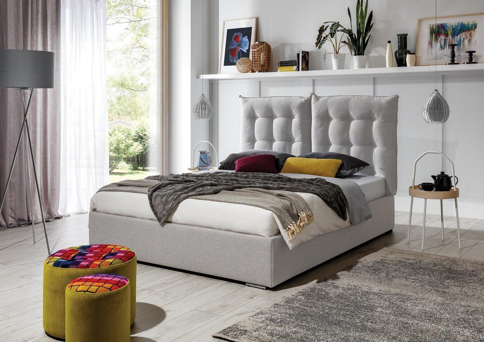 Chesterfield Luxus Design Polster Engels Tweepersoonsbed