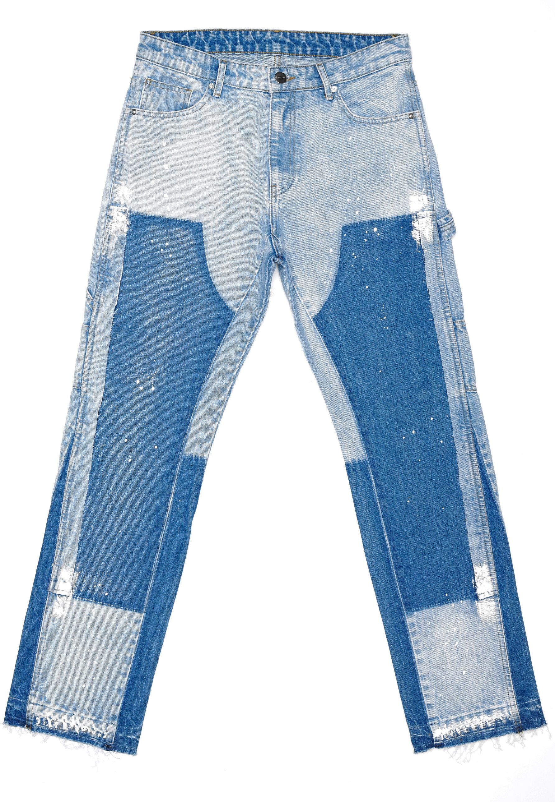 Bequeme Jeans 2Y STUDIOS "2Y Studios Nardin Carpenter Straight Jeans", Herren, Gr. 30, Normalgrößen, lightblau, 100% Baumwolle, unifarben, normal, Jeans