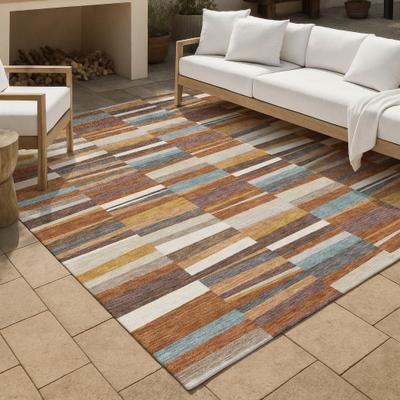 Addison Rugs Machine Washable Indoor/ Outdoor Modern Antonito Chantille Rug