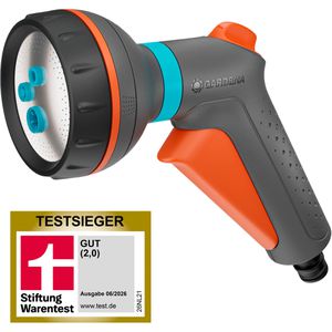 Gardena Gartenbrause Classic Multibrause, 18370-20, 4 Sprühbilder, stufenlose Regulierung, frostsicher