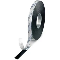 tesa ACXplus 7074 High Resistance, 12mmx25m, 1,0mm, schwarz, weißer Papierliner