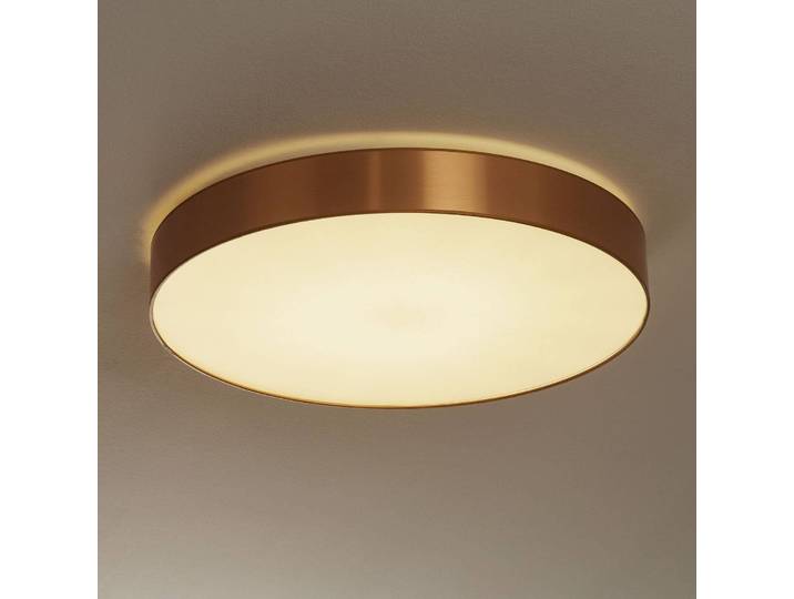 Hufnagel LED Deckenleuchte AURELIA, dimmbar, messing / gold, für Wohn- / Esszimmer, Kunststoff, Modern