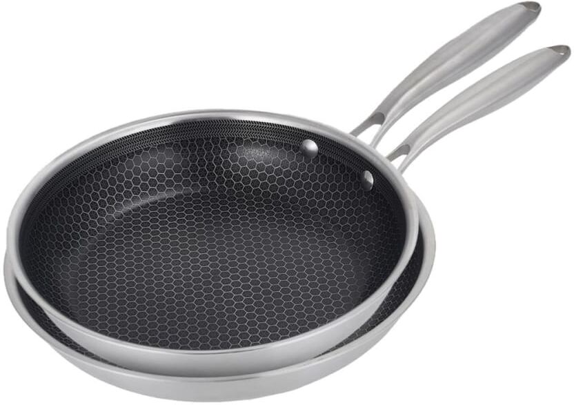 Gam'Hotel Set de 2 poêles 24/28cm triplex Argenté 0x0cm