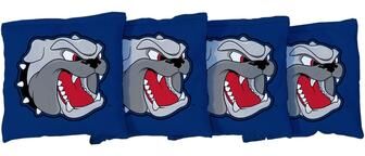 Skip's Garage North Carolina Asheville Bulldogs Blue Cornhole Bags