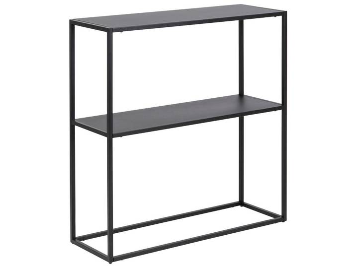 Mid.you Konsolentisch, Schwarz, Metall, eckig, 79.5x80.5x26 cm, Wohnzimmer, Wohnzimmertische, Konsolentische