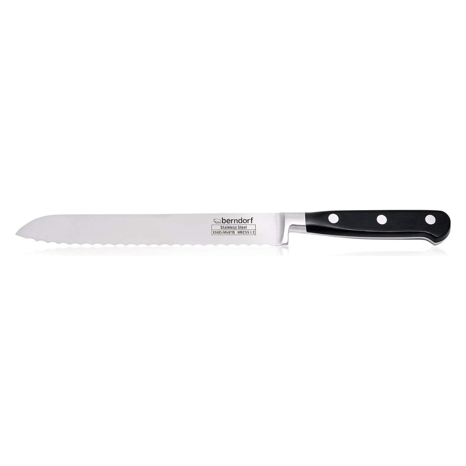 Kreavita Brotmesser Profi Line, schwarz, 20cm (20 cm) (52285422)