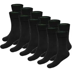 BAMBOO BASICS Bamboo basics Unisex Socken, 12er Pack - BEAU Anklet Socks, Kurzsocken, einfarbig, Größe 41-46 in Schwarz Schwarz