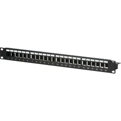 EFB Verteilerfeld Patchpanel 19 Zoll 1HE, 24-Port,