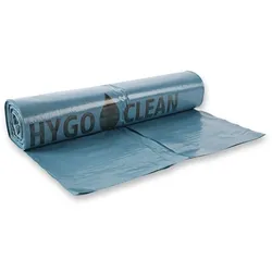HYGOCLEAN Müllsäcke Premium 240 L aus 100 % recycletem LDPE 100x125 cm 80 my 6x10 Stück Blau