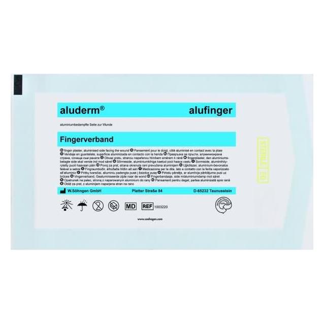 Söhngen Schlauchverband Finger Steril Polyesterflies aluminiumbedampft weiss (1x) (1003220)