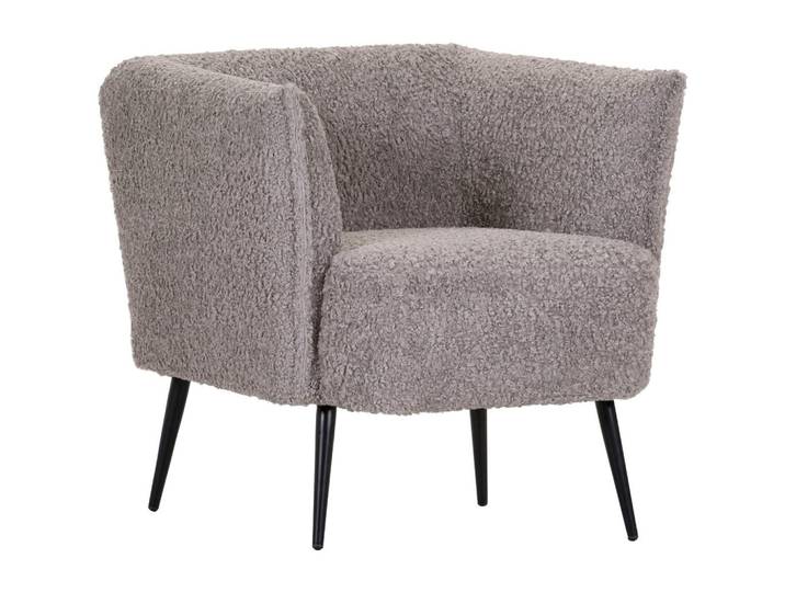 Landscape Sessel, Greige, Metall, 76x73x76 cm, Stoffauswahl, Wohnzimmer, Sessel, Sessel