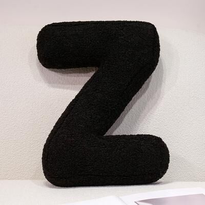 Lush Living Finds I Love U Soft Seat Cushion, Black English Letters Plush Pillow For Back Support, Sofa Chair Plushie Decoration z